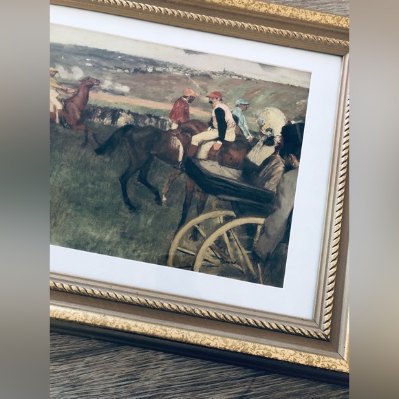 The Race Course: Amateur Jockeys Near a Carriage, 1876-1887 By Edgar Degas - Picture 5 of 10